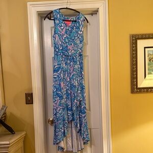 Lilly Pulitzer Blue and Pink Floral Dress